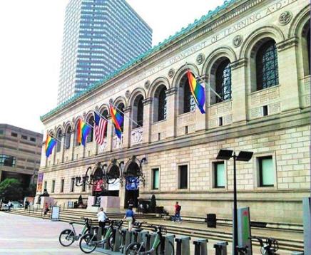 Boston Public Library, June 2015, photo by Anna Cluttebuck-Cook